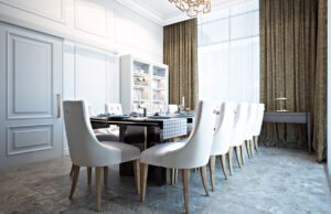 Thiết kế nối thất biệt thự cổ điển phương Tây