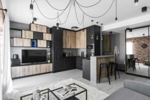 thiết kế nội thất chung cư theo phong cách Industrial