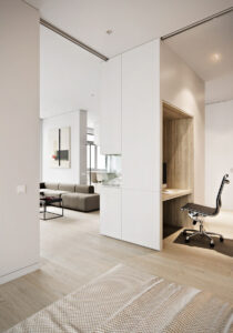 thiết kế nội thất chung cư tối giản