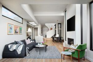 thiết kế nội thất nhà phố phong cách hiện đại