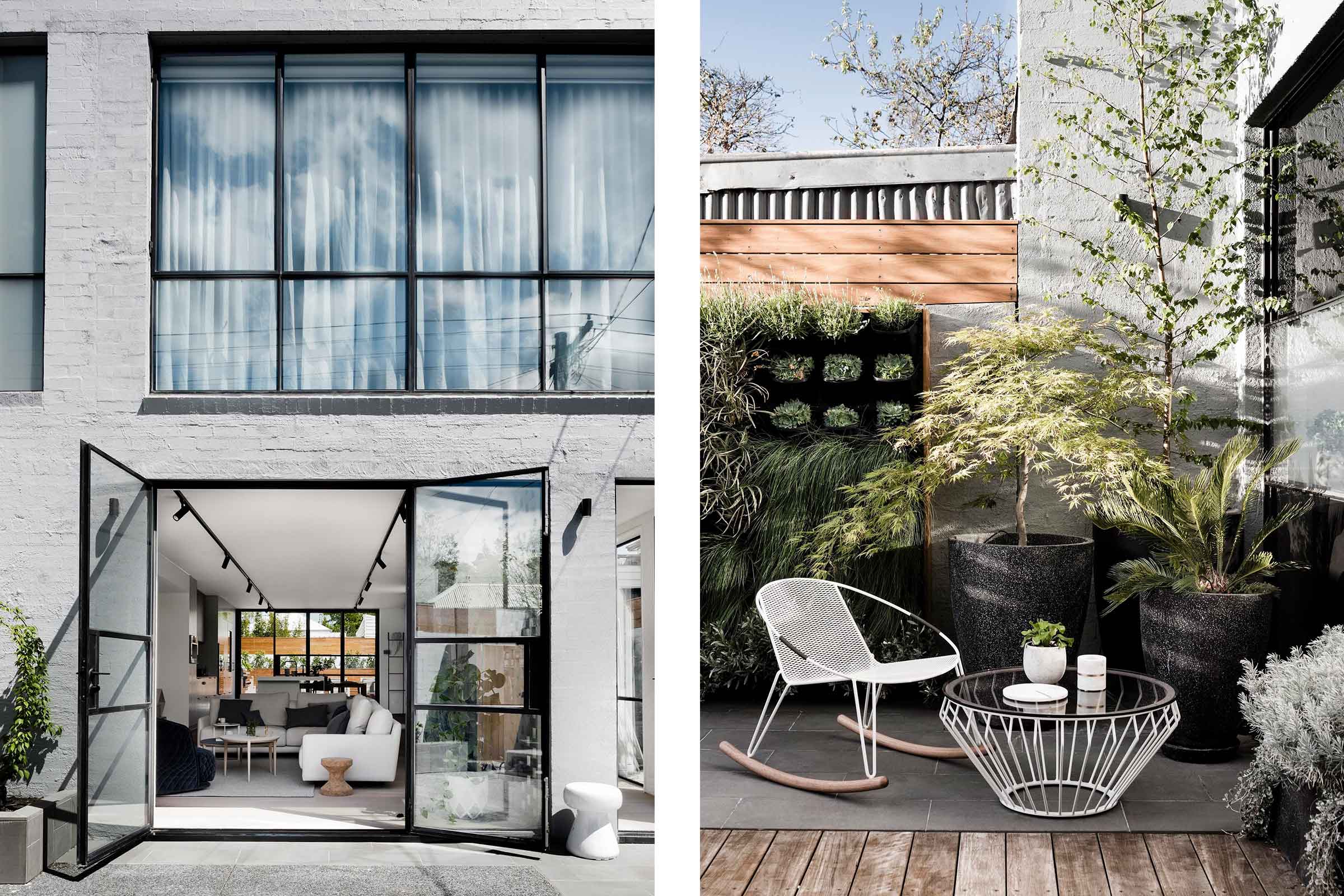 thiết kế nội thất nhà phố phong cách tối giản