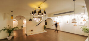thiết kế nội thất showroom trưng bày đèn trang trí