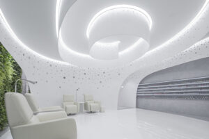 thiết kế nội thất showroom nails 
