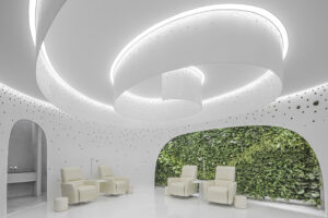 thiết kế nội thất showroom nails 