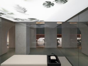 thiết kế nội thất spa đông y kiểu mới
