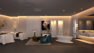 Thiết kế nội thất spa sang trọng