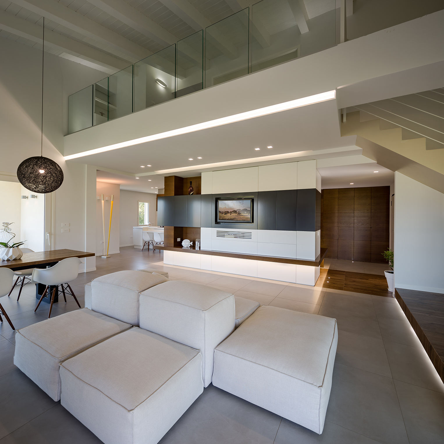 thiết kế nội thất biệt thự không gian mở