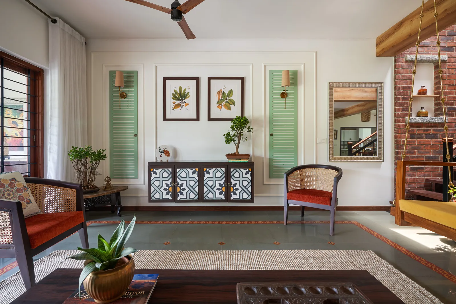 thiết kế nội thất truyền thống bản địa