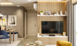 thiết kế nội thất chung cư 2 phòng ngủ