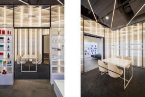 thết kế nội thất showroom mỹ phẩm
