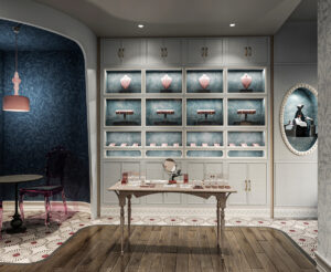thiết kế nội thất showroom trang sức