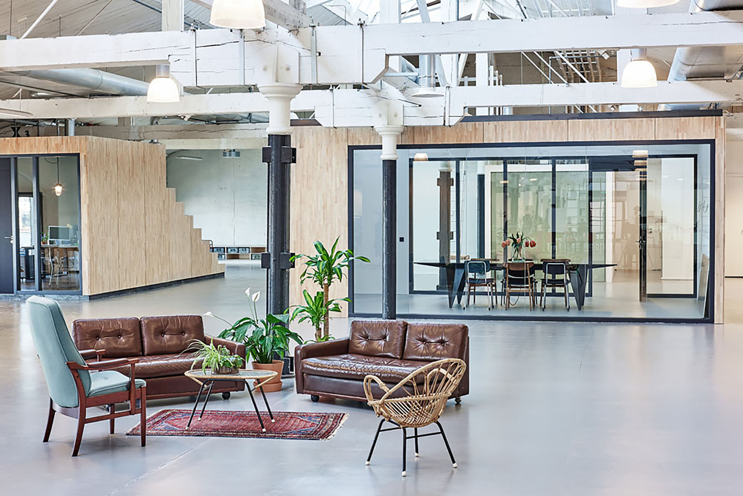 thiết kế văn phòng mở sáng tạo